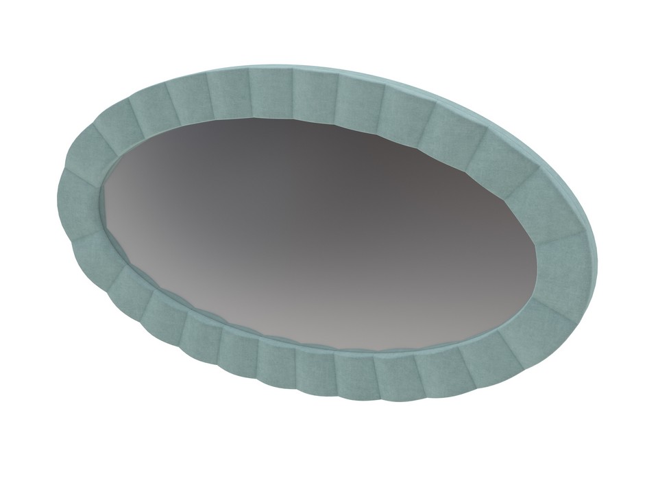 Зеркало Verda настенное Classic Ткань Микровелюр Marino 23 Мятный 119x5 26300₽